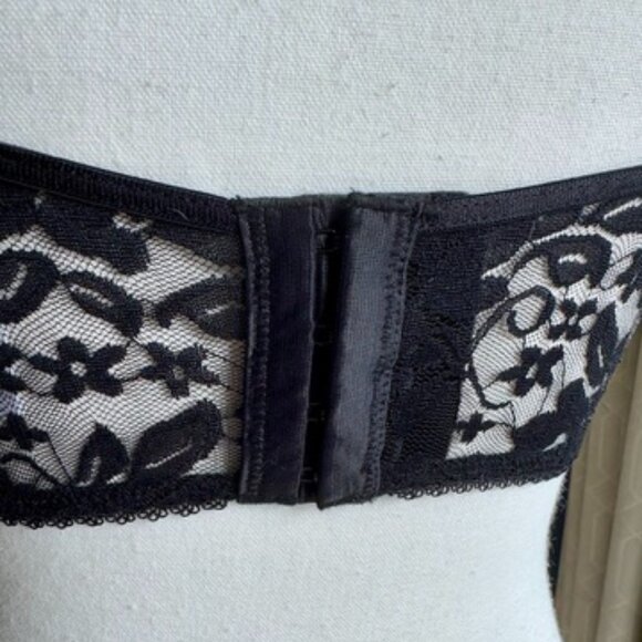 Womens Black Lace Bralette - Picture 5 of 8